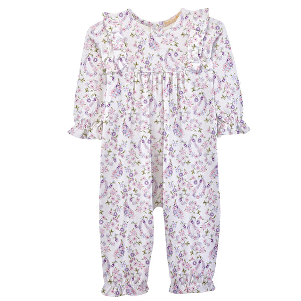 Paisley Romance Playsuit With Ruffles