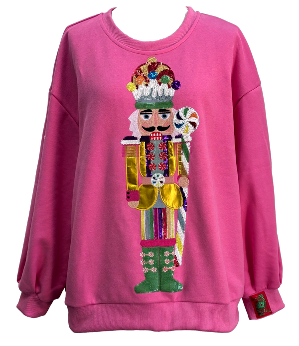 Pink Candyland Nutcracker Sweatshirt- (Women's)