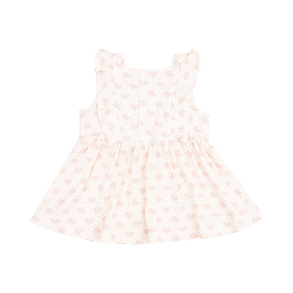Vintage Mini Bows Ruffle Bike Short Set