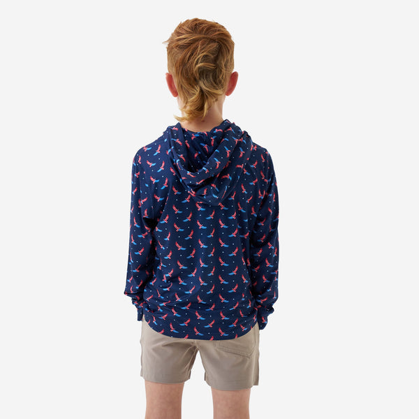 Youth Performance Hoodie- USA Eagle