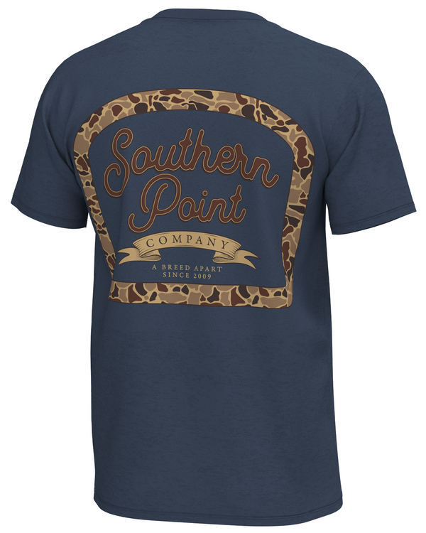 Youth Camo Badge Tee- Deep Water