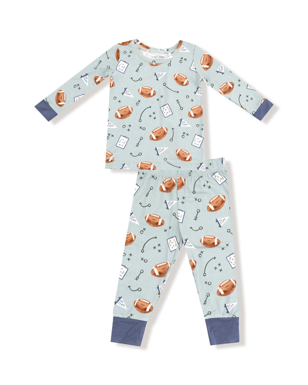Touchdown Time Grey Mist L/S Loungewear Set