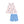 Deep Sea Fishing Pink Peplum Biker Short Set