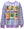 Lavender, Blue & Pink Stripe Mahjong Tile Sweater- (Women's)