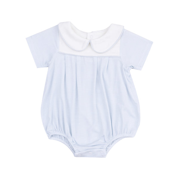 Stripe Blue Classic Pleat Bubble