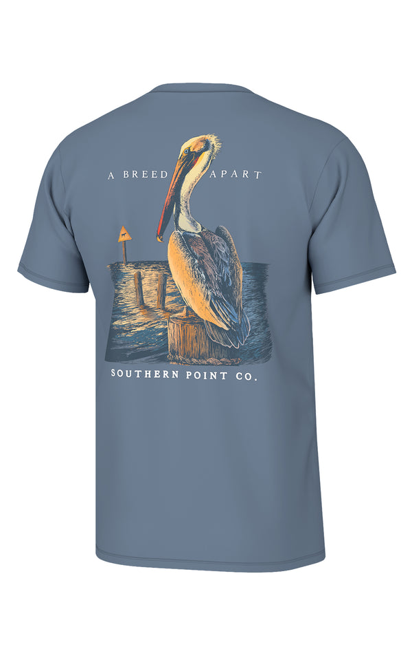 Youth Pelican Pier Tee- Captain's Blue