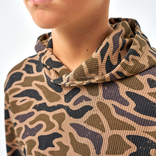 Youth Thermal Hoodie- Gauge Camo
