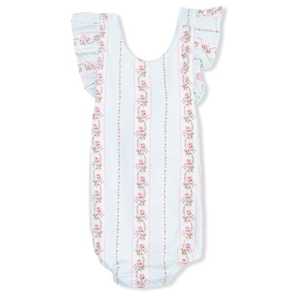 Antoinette Stripe Ruffle Sunsuit