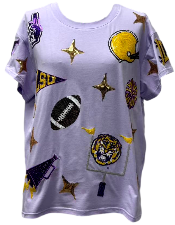Licensed LSU Sparkle Gameday Icon Tee