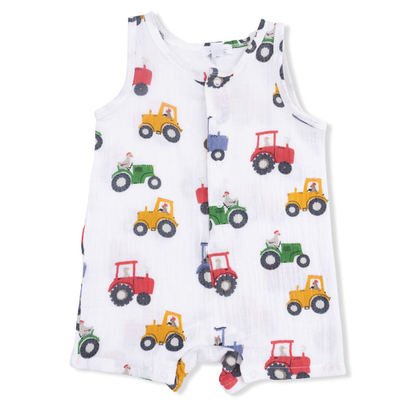 Tractor Friends Romper