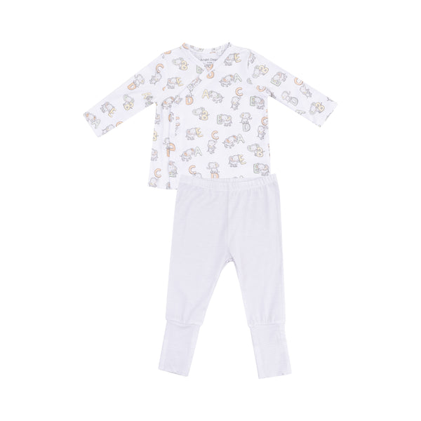 Vintage Elephant ABC Pants Set