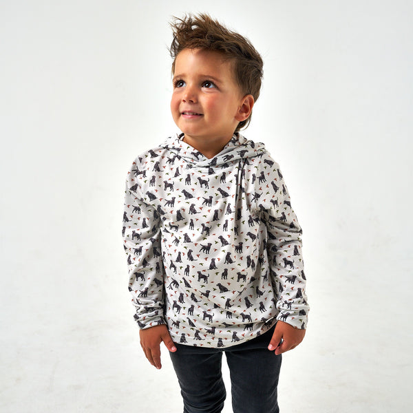 Youth Performance Hoodie- Ducks & Dogs