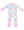 Balloon Animals Pink 2 Way Zipper Romper