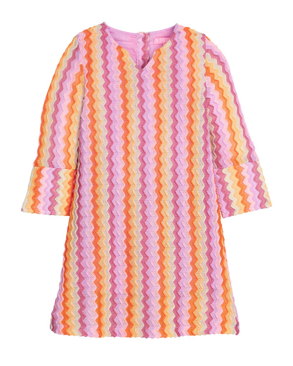 Natalie Dress- Milan Multi Zig Zag