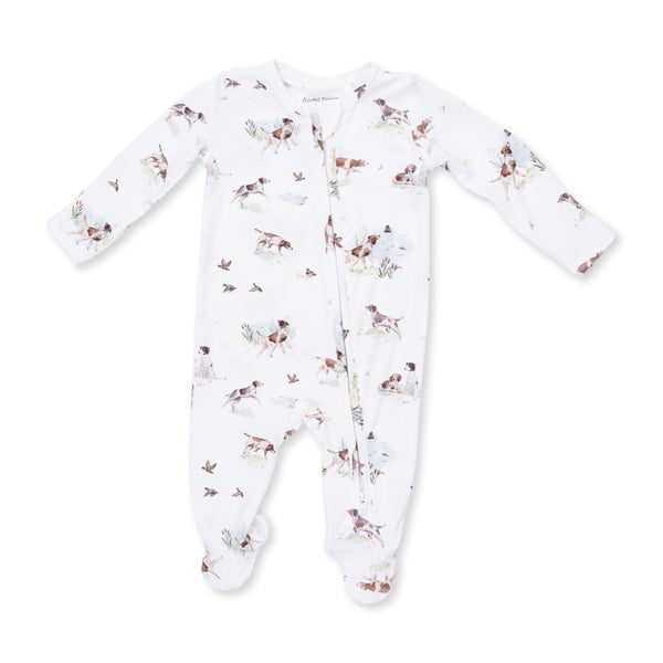 Pointer Pups & Duck Buddies 2 Way Zipper Footie