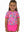 Ruffle Rash Guard Skirted 2-Piece Swimsuit- Neon Shimmer Mermaid