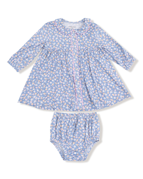 Country Calico Jill Dress L/S W/ Diaper Cover