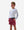 Youth Athletic Short- Heather Cardinal