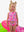 Reversible Peplum Tankini 2-Piece Swimsuit- Neon Shimmer Mermaid