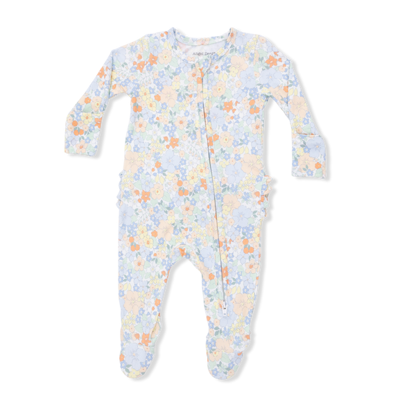 Georgia Floral 2 Way Zipper Footie