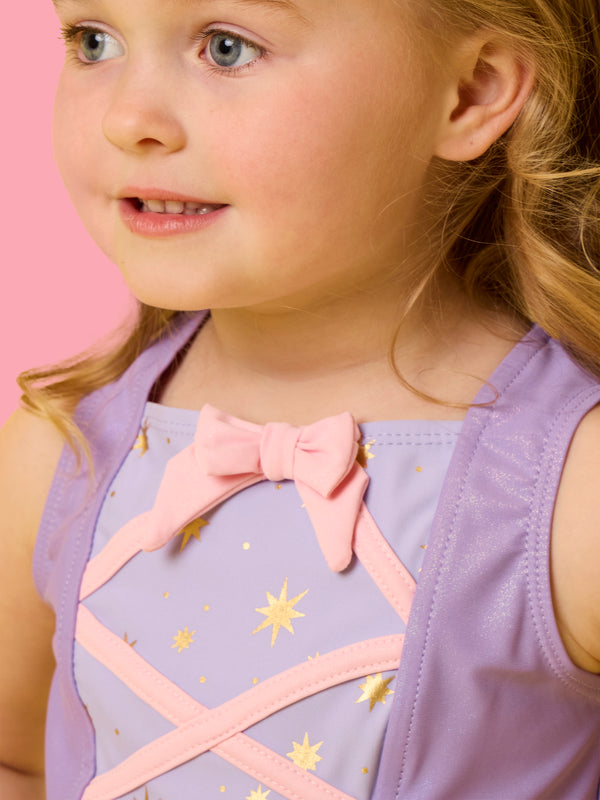 Active Princess Tiered Skort Set- Amethyst Princess