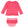 Long Sleeve Rash Guard Bikini- Hot Pink Heart/Polka Dot