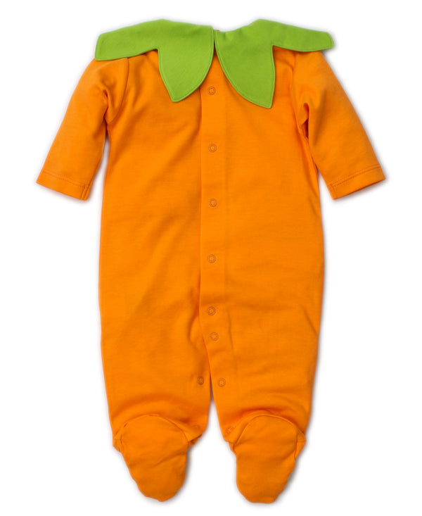 Jack-O'-Lantern Footie- Orange