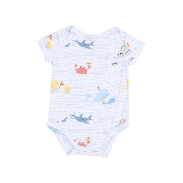 Sea Stripes S/S Bodysuit