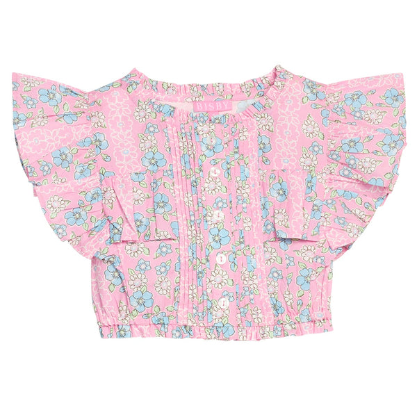 Annie Top- Spring Marguerite Floral