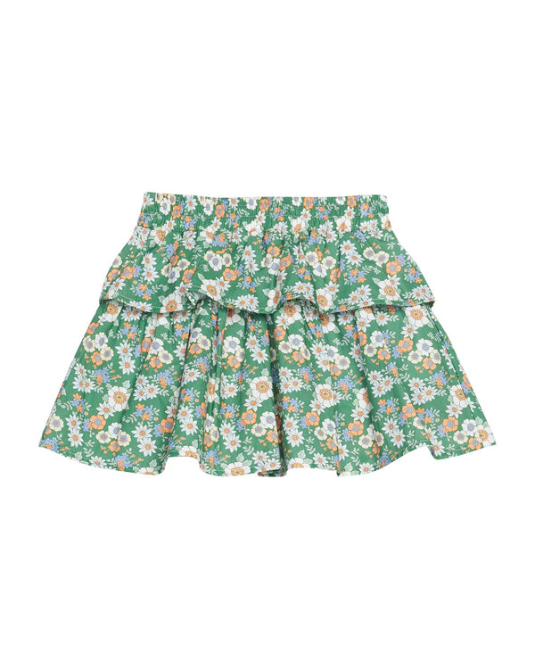 Two-Tiered Circle Skort- Greenwich Garden Green
