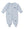Stop, Go & Traffic Footie Stripe- Lt. Blue