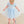 Princess Bow Twirl Dress- Crystal Blue Princess