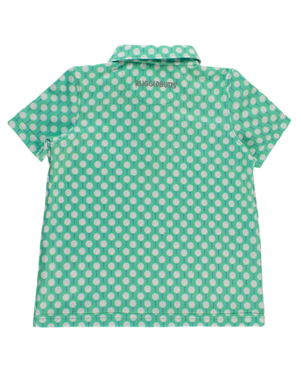 Knit Performance Polo- Tiny Tee Time
