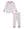 Puppy's Sleigh Riding Fun Pajama Set- Pink