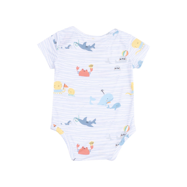 Sea Stripes S/S Bodysuit