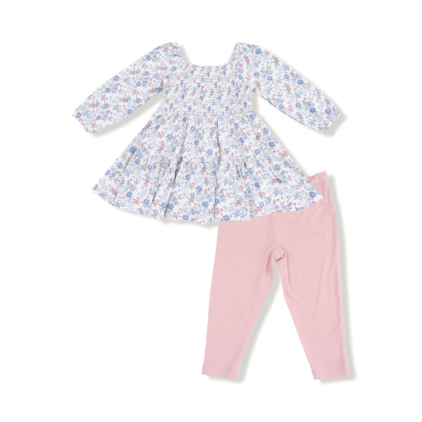 Country Girl Floral Dress + Bamboo Legging