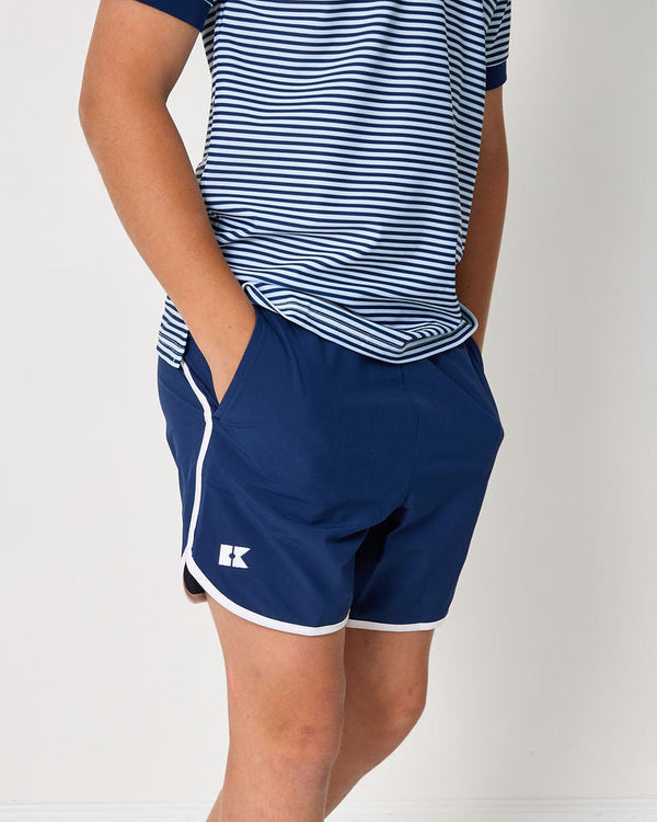Navy Retro Super Short