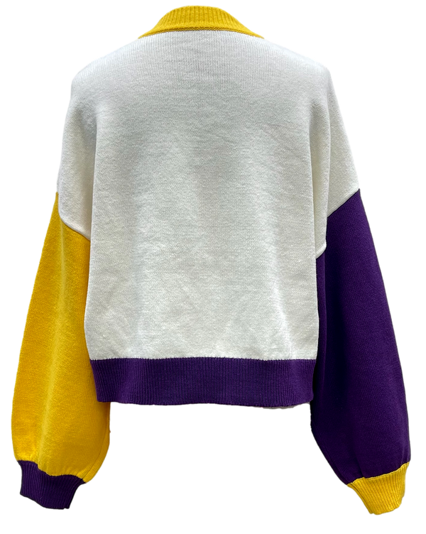Licensed LSU Pennant Sweater- (Women's)