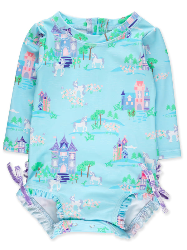One Piece Rash Guard Swimsuit- Once Upon A Castle
