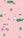 Dog Gone Golf 2 Way Zipper Ruffle Footie- Light Pink/Green