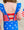 Pinafore One Piece Swimsuit- Shimmer Stars & Stripes