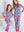 Ruffle Long Sleeve Pajama Set- Blue Apple Of My Eye