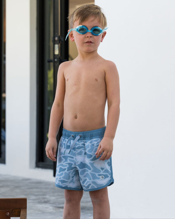 Youth Swim Trunk- Seaside Camo