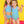Tie Shoulder One Piece- Neon Star Party