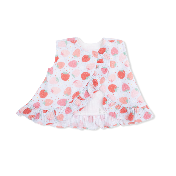 Strawberry Bliss Ruffle Back Bloomer Set