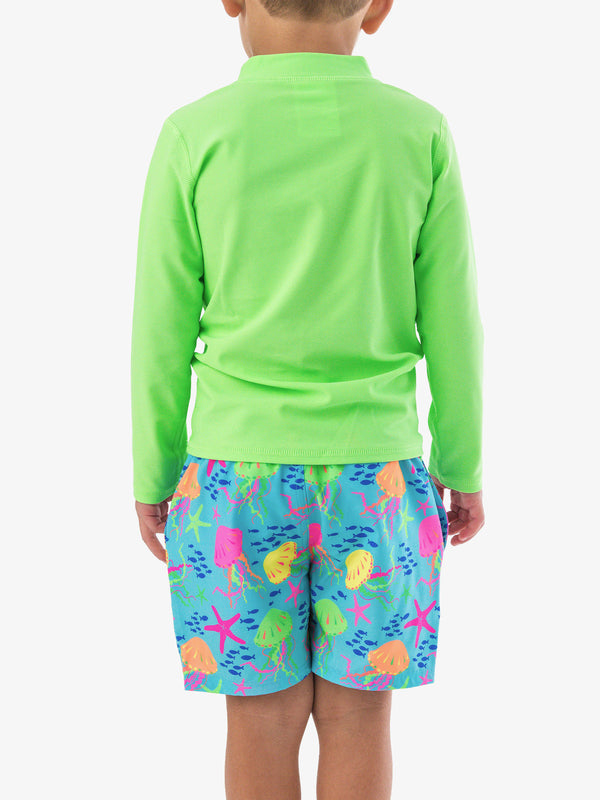 Swim Trunks- Neon Jelly Time