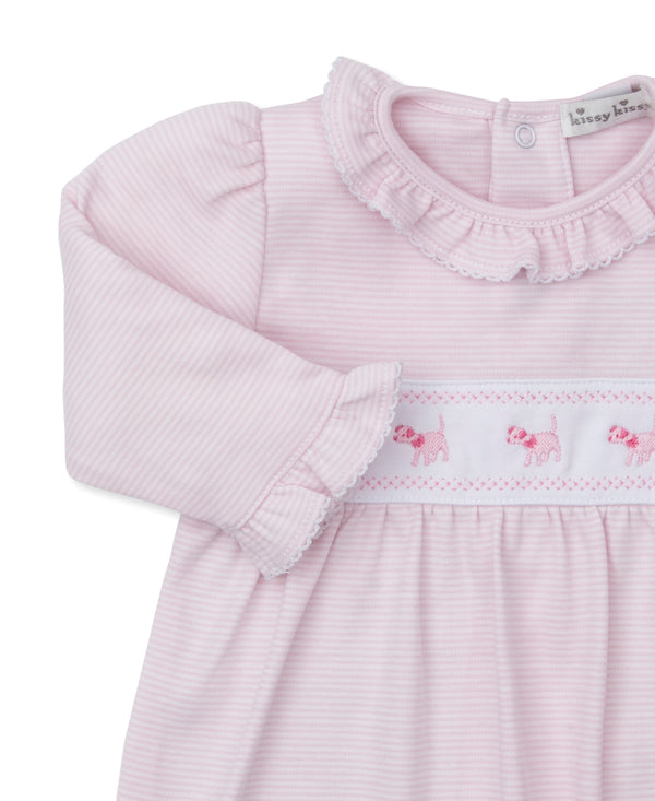 Classic Treasures Playsuit- Pink Stripe