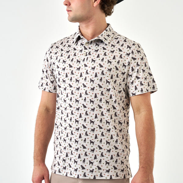 Performance Polo- Ducks And Dogs (Men's)