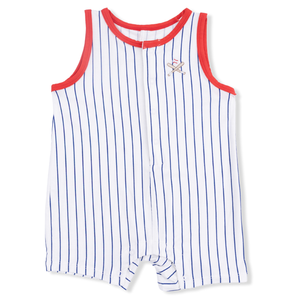 Baseball Stripe Romper