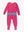 Convertible Ruffle One Piece Pajama - Colorful Hearts